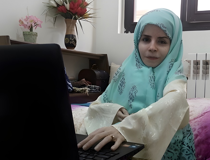 فرزانه حبوطی نماد تاب آوری و خلاقیت در مواجهه با چالش های جسمی